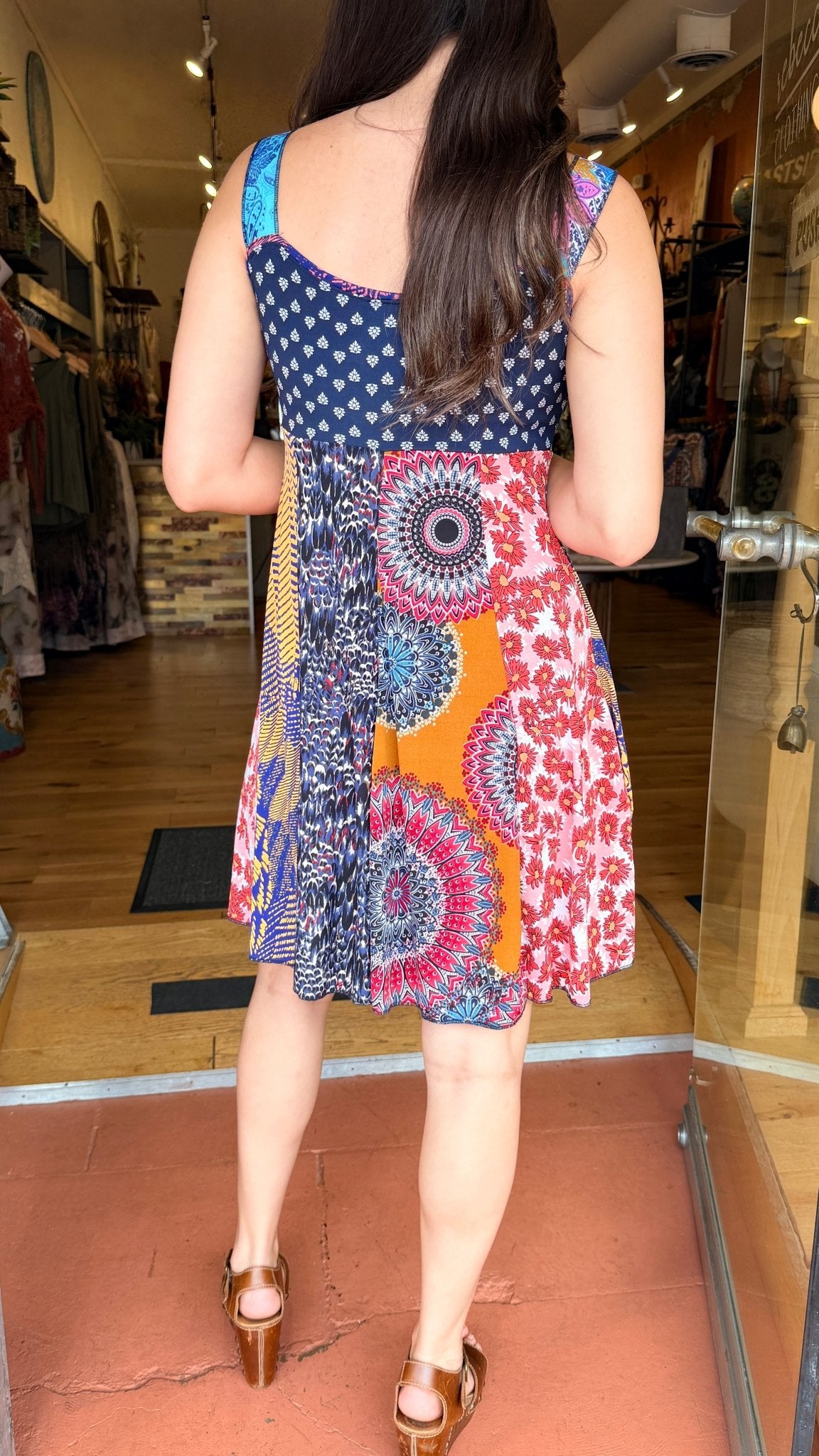 Beach Day Hippie Dress by Hand Jive - Rebecca James Clothing