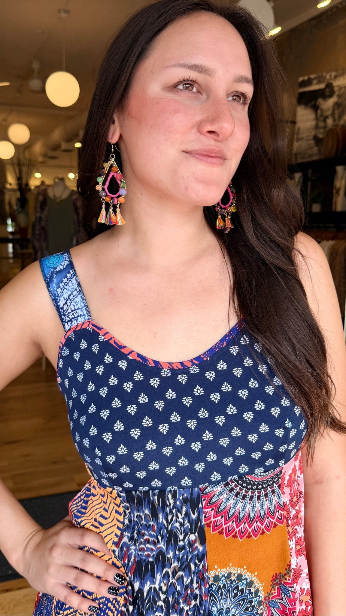 Beach Day Hippie Dress by Hand Jive - Rebecca James Clothing