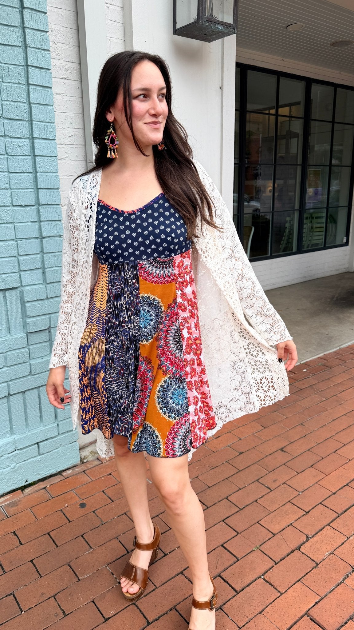 Beach Day Hippie Dress by Hand Jive - Rebecca James Clothing