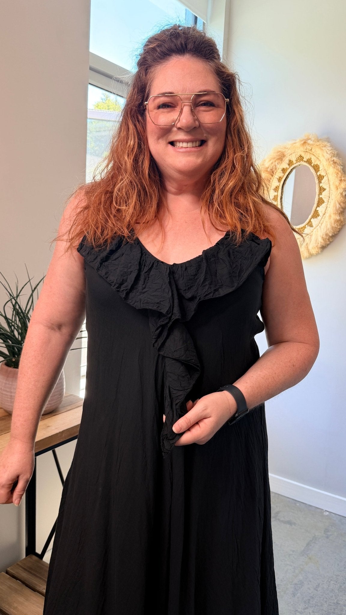 Beachside Strappy Ruffle Sundress - Rebecca James Clothing