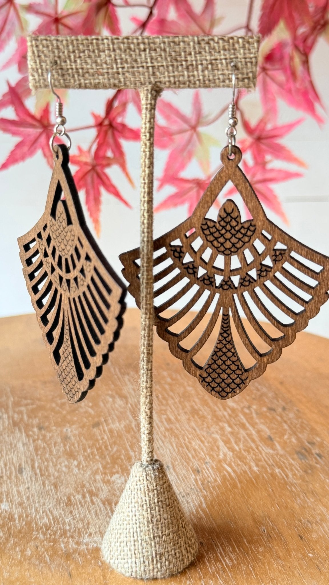 Bohemian Lightweight Wooden Earrings - Rebecca James Clothing