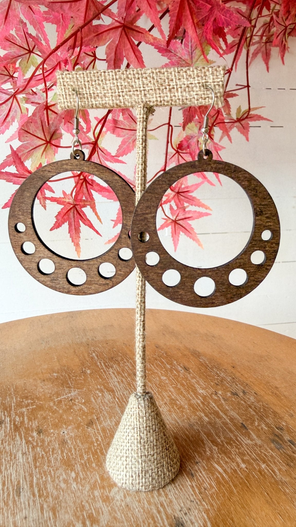 Bohemian Lightweight Wooden Earrings - Rebecca James Clothing