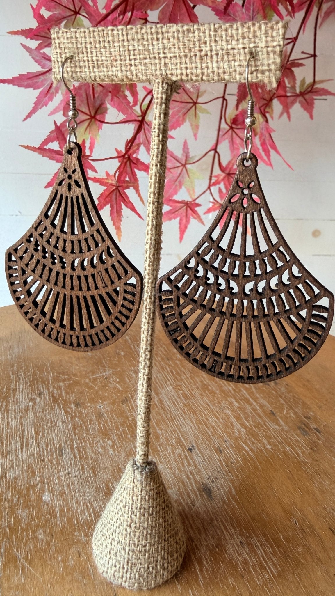 Bohemian Lightweight Wooden Earrings - Rebecca James Clothing