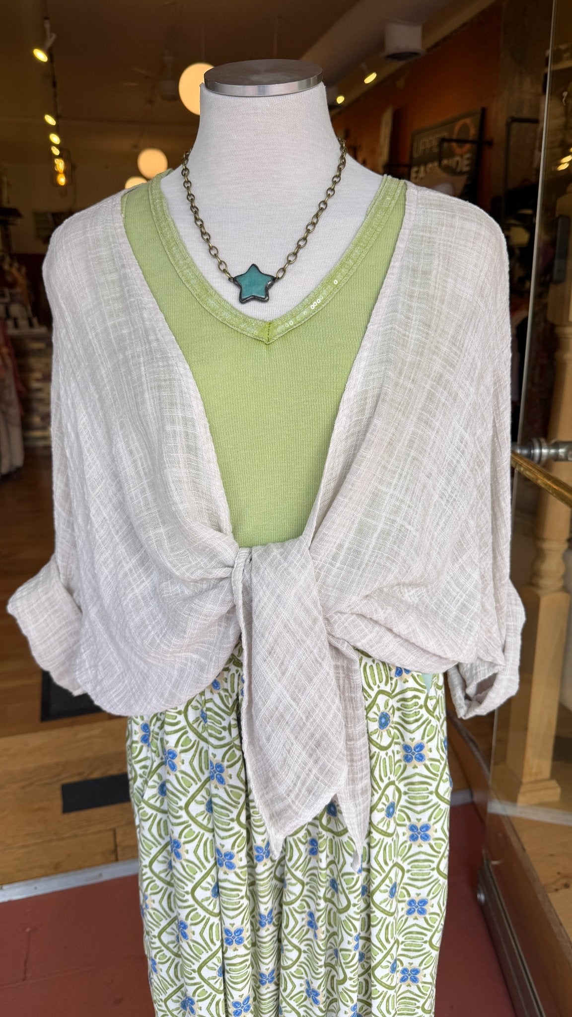 Breezy Oversized Linen Summer Jacket - Effortless Boho Layering Top - Rebecca James Clothing