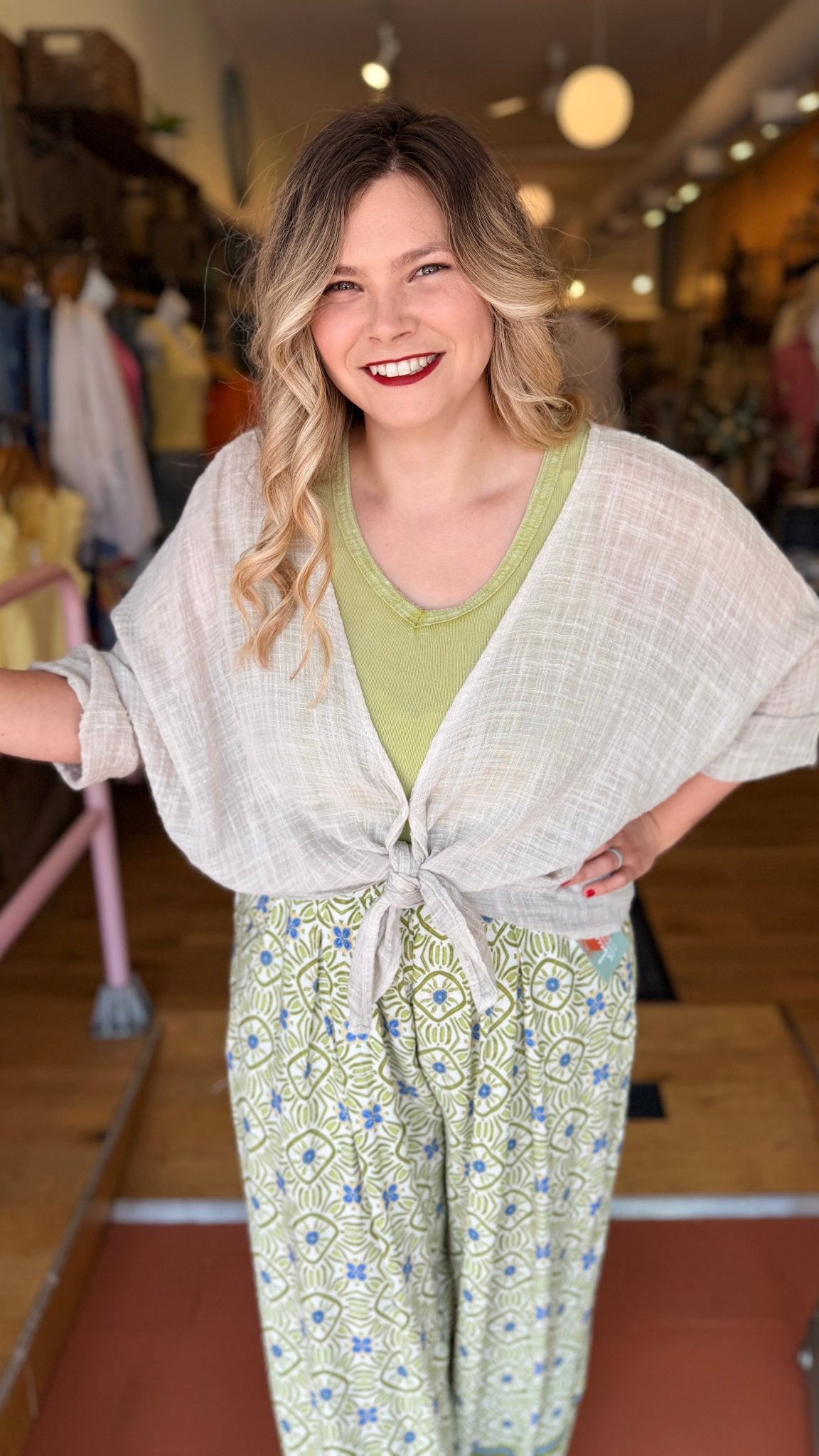 Breezy Oversized Linen Summer Jacket - Effortless Boho Layering Top - Rebecca James Clothing