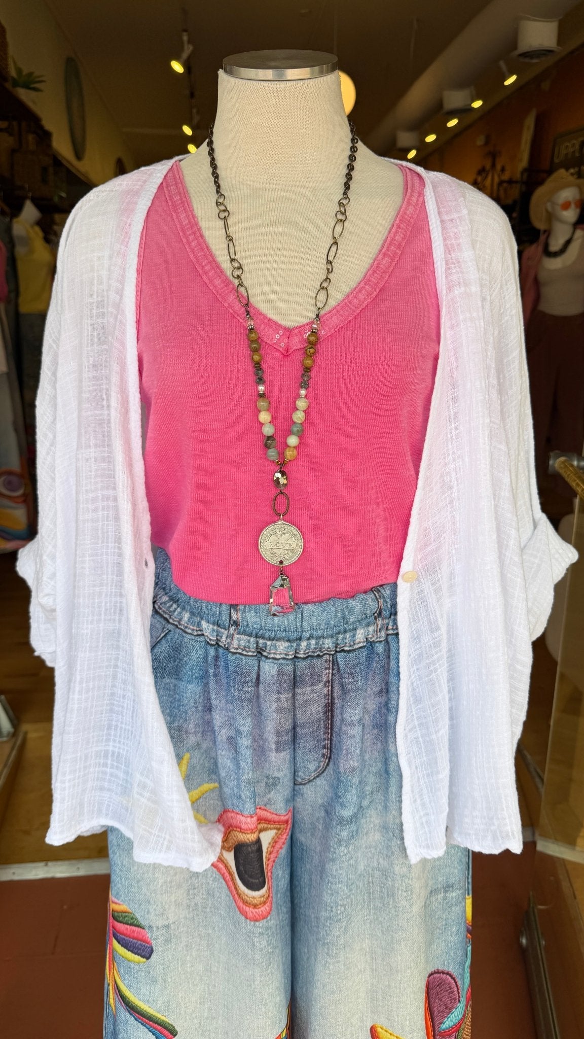 Breezy Oversized Linen Summer Jacket - Effortless Boho Layering Top - Rebecca James Clothing