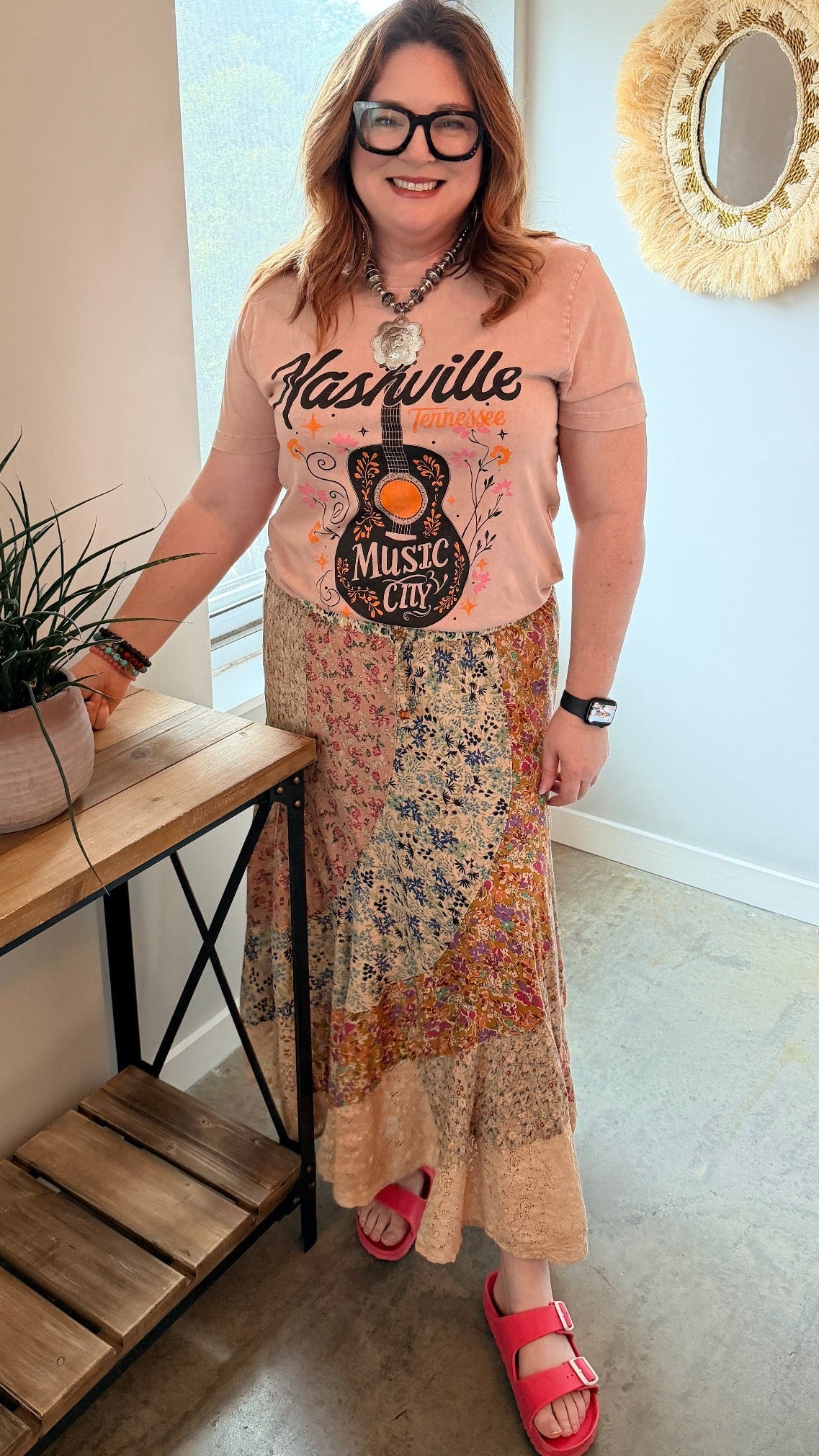 Cascading Floral Maxi Skirt - Rebecca James Clothing