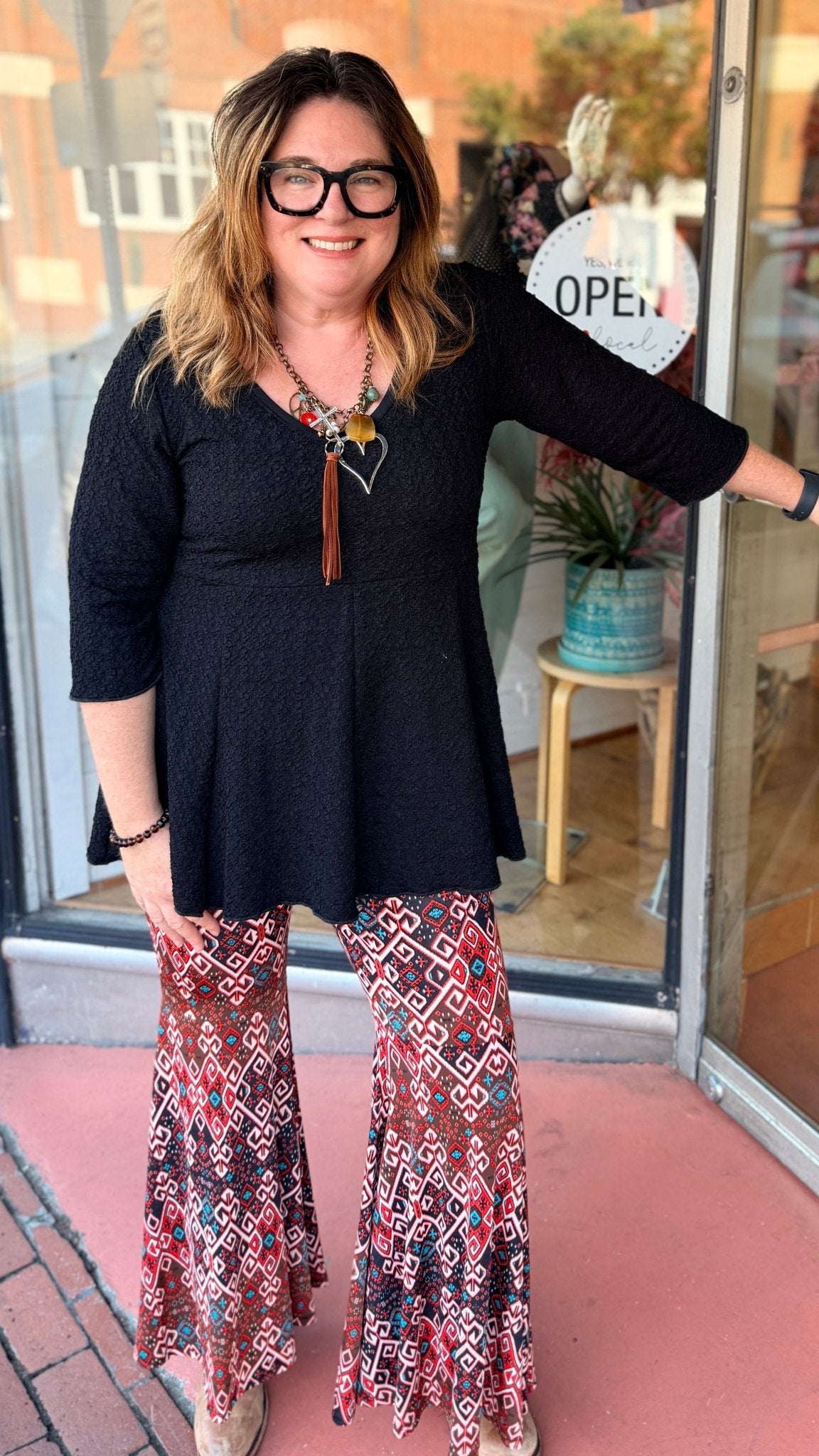 Dancing Queen Raven Top by Hand Jive Clothing - Rebecca James Clothing