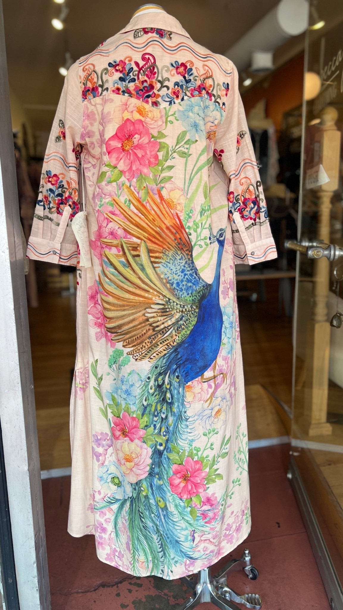 Make Your Mark Embroidered Duster - Rebecca James Clothing