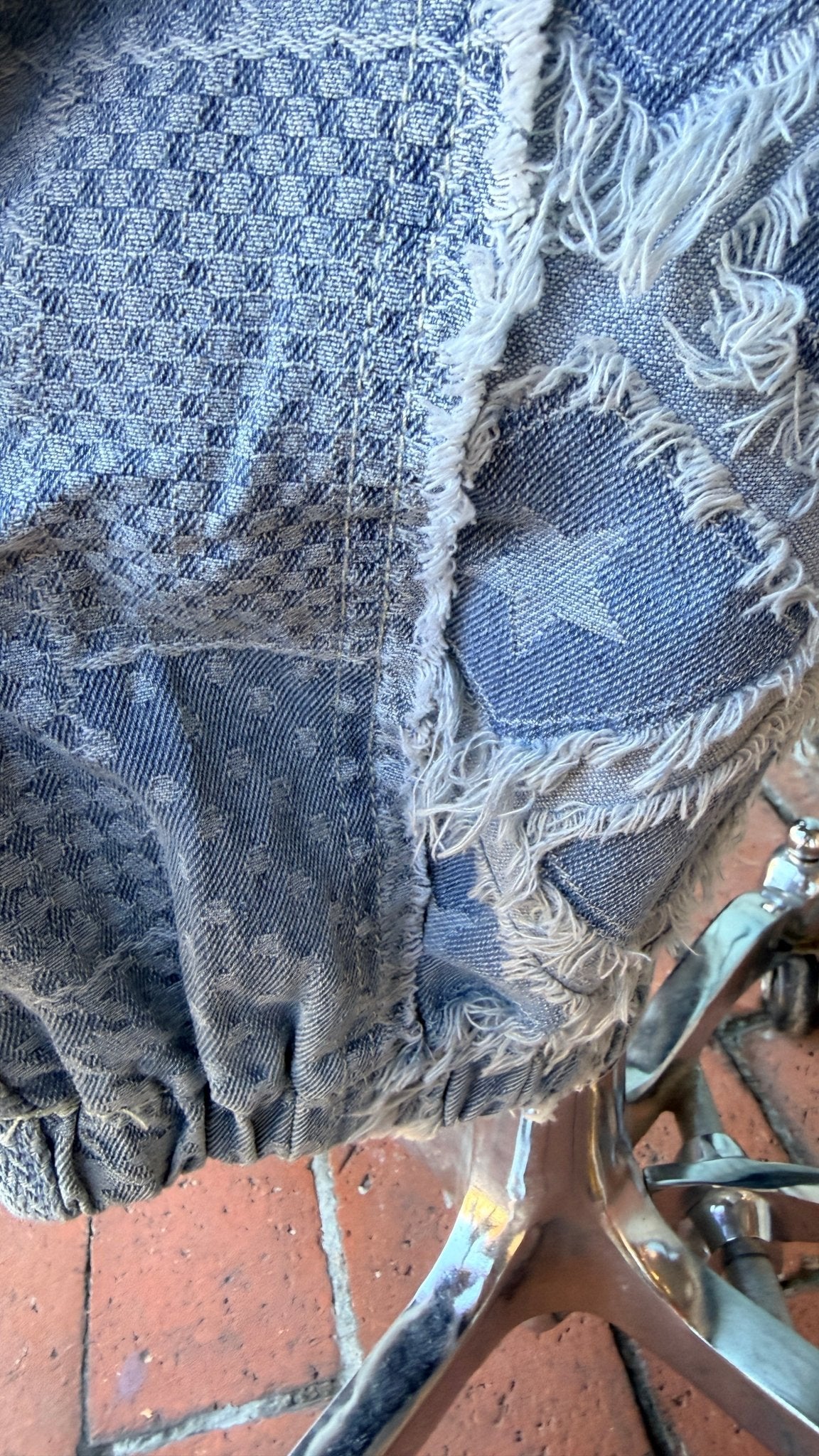 Market Day Boho Denim Patchwork Overalls - Rebecca James Clothing