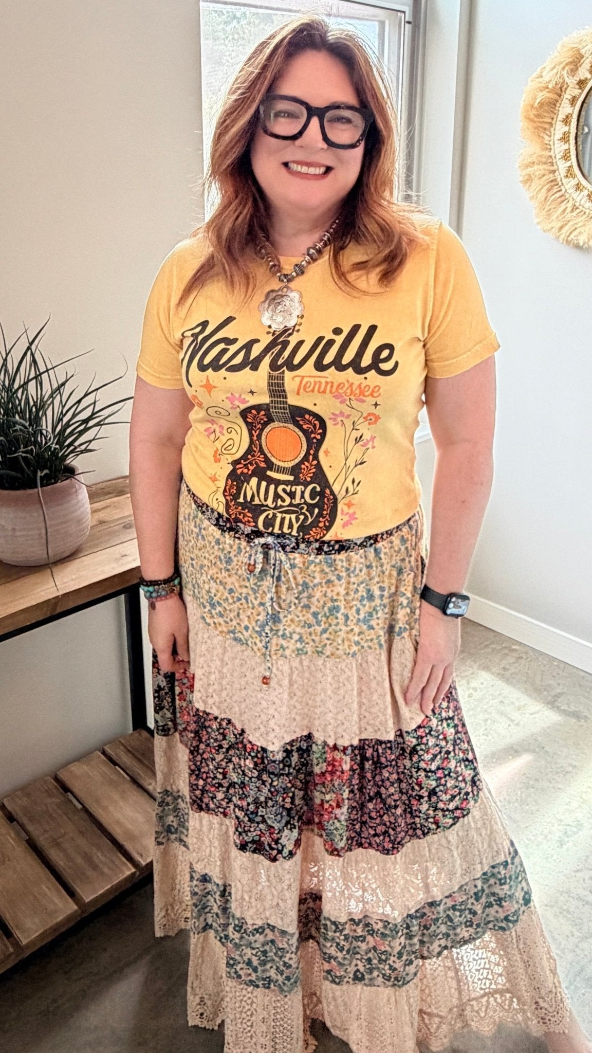 Nashville Music City Graphic Tee - Rebecca James Clothing