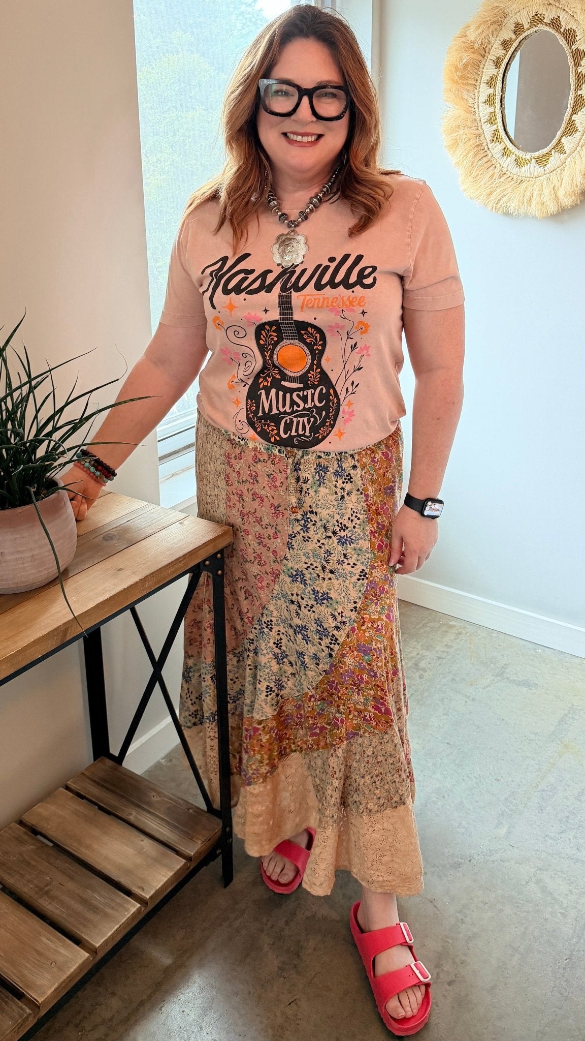 Nashville Music City Graphic Tee - Rebecca James Clothing