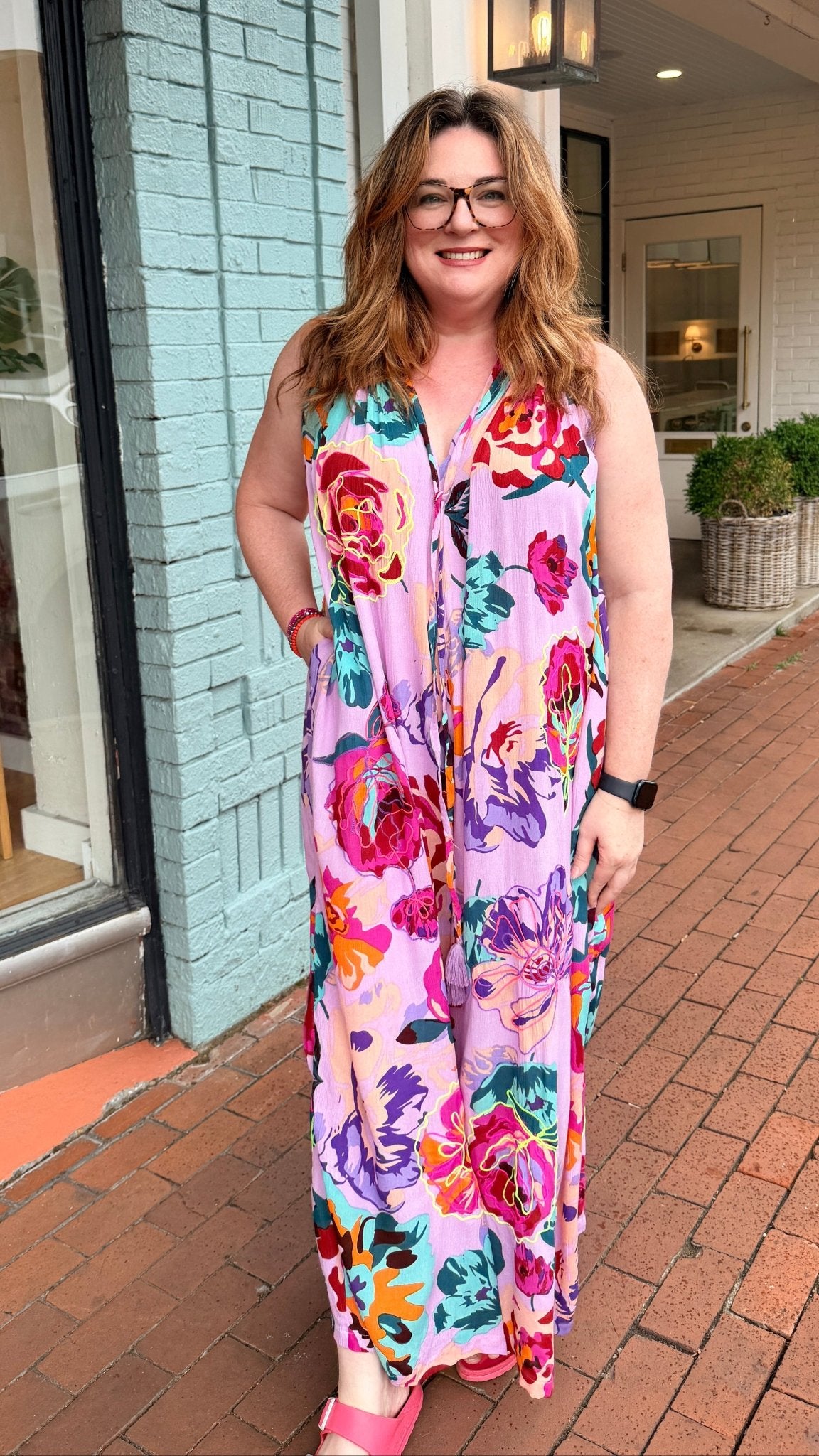 Orchid Flower Bloom Jumpsuit - Rebecca James Clothing