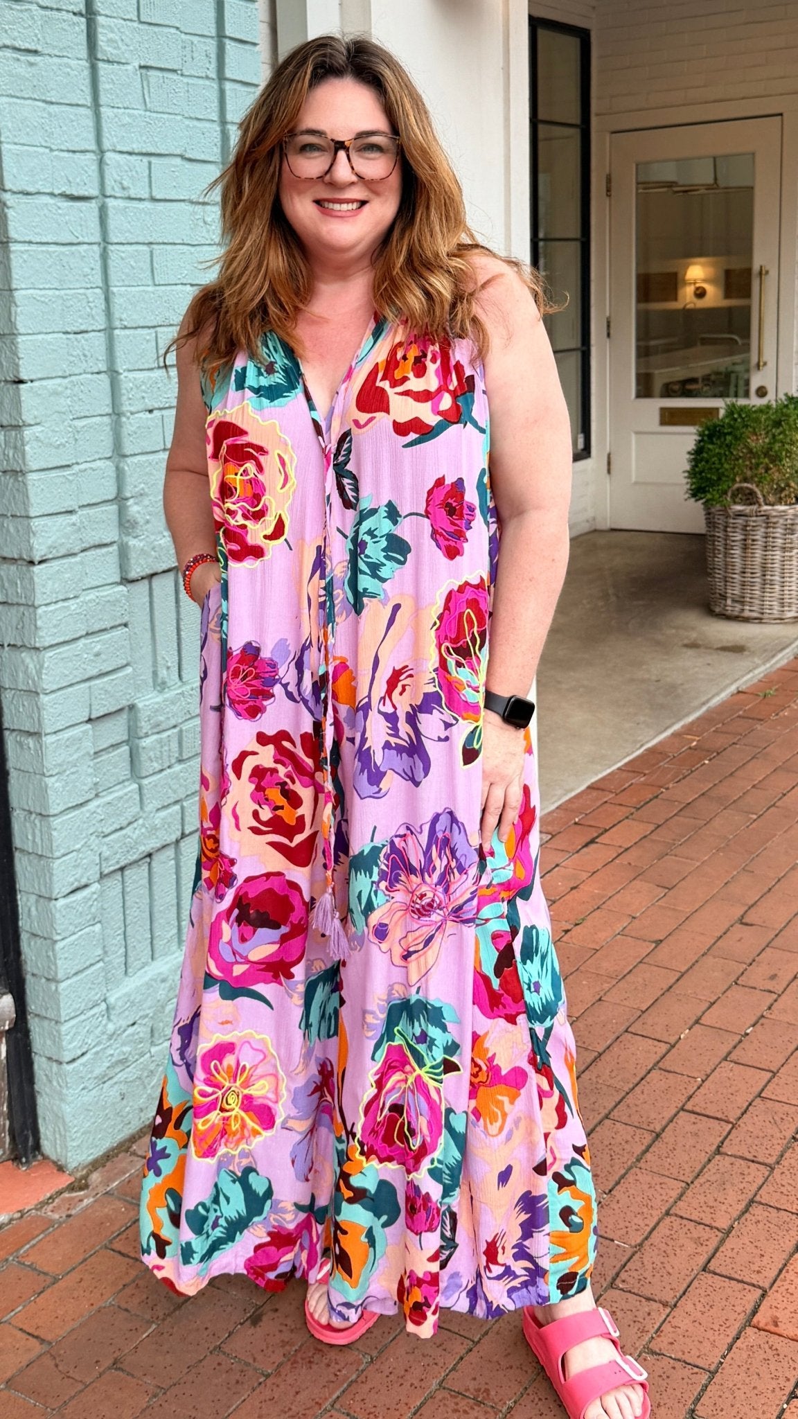 Orchid Flower Bloom Jumpsuit - Rebecca James Clothing