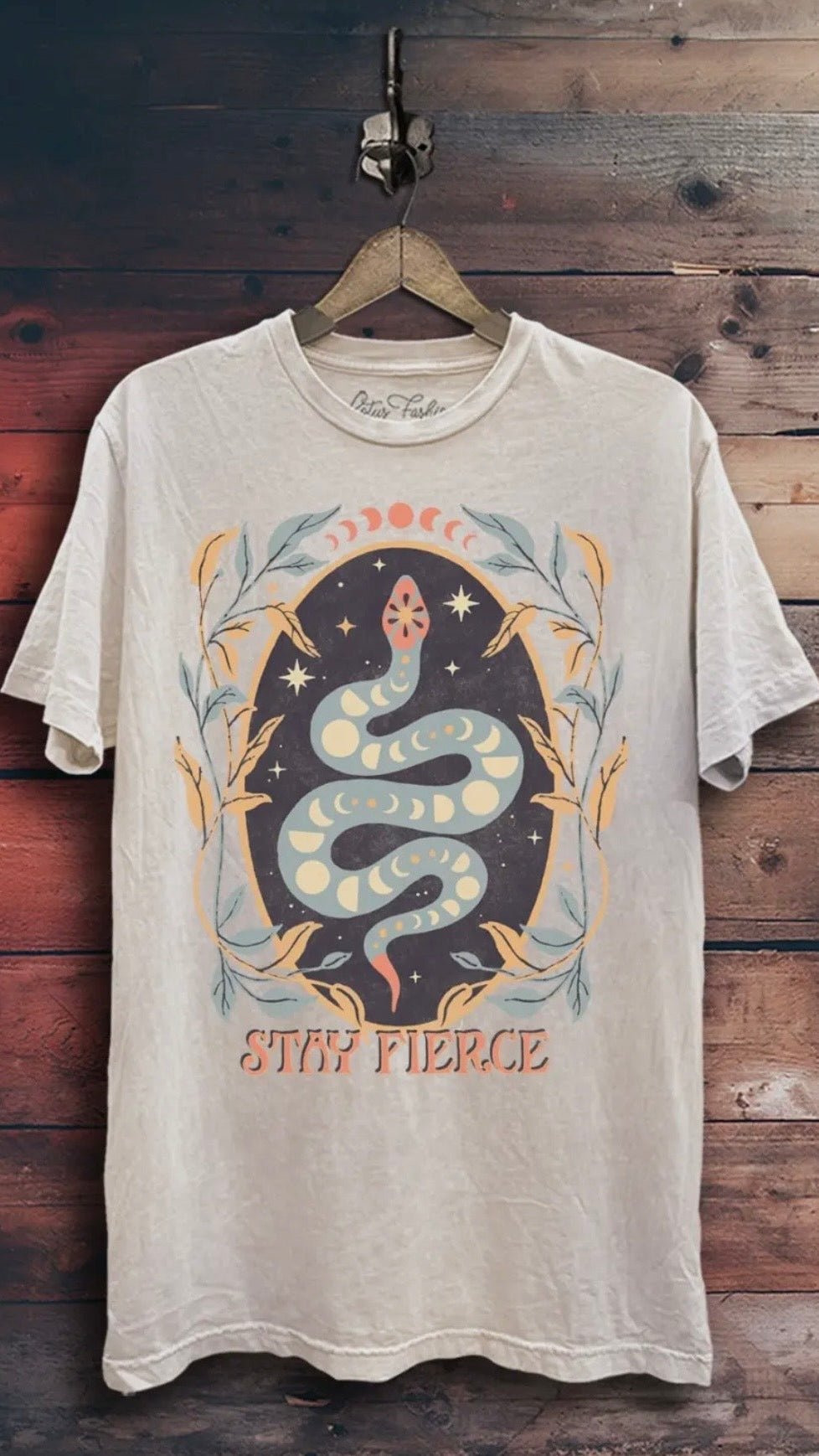 Stay Fierce Boho Graphic Tee - Rebecca James Clothing