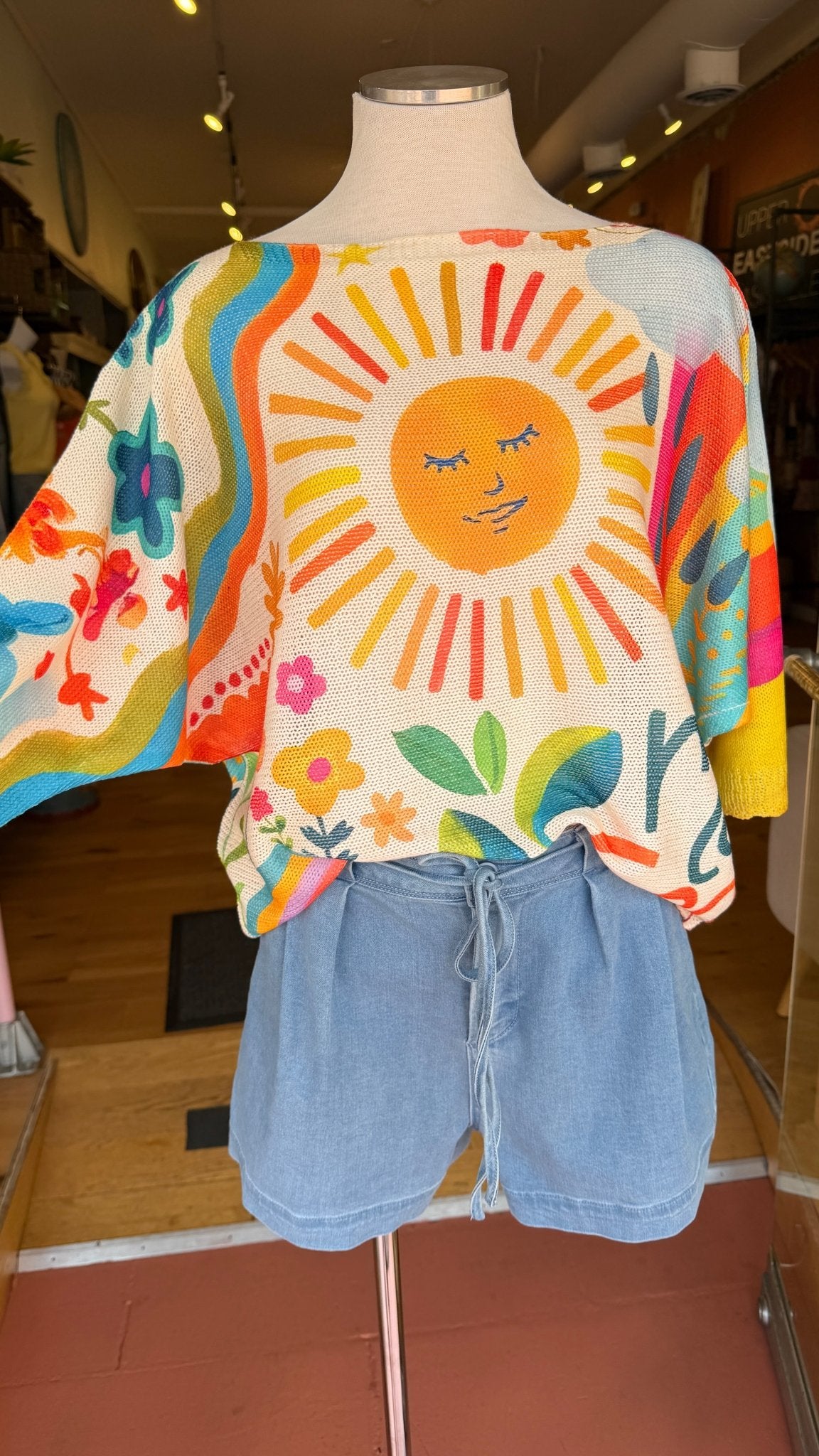 Sunshine Make Good Things Knit Top - Rebecca James Clothing