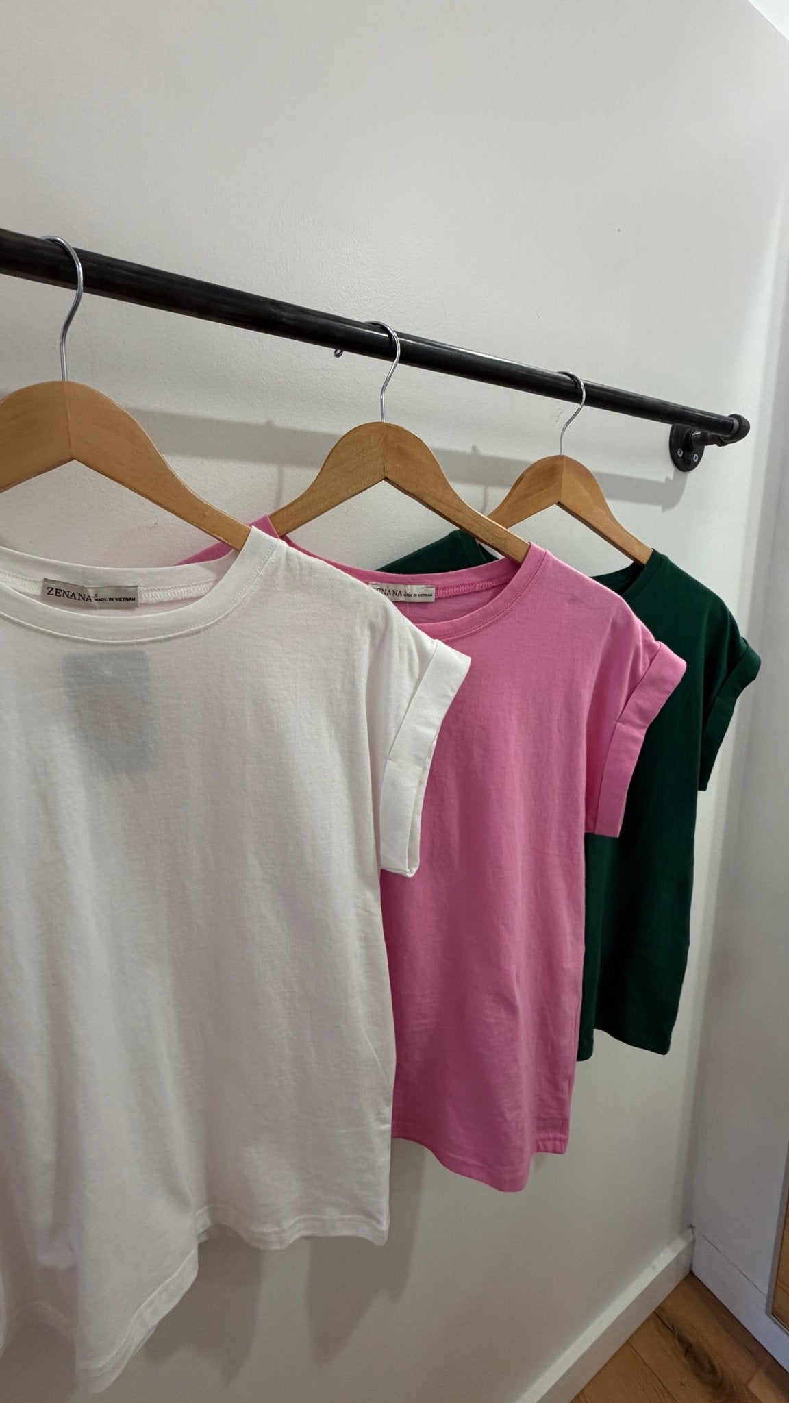 The Perfect Cotton Short Sleeve Tee - Rebecca James Clothing