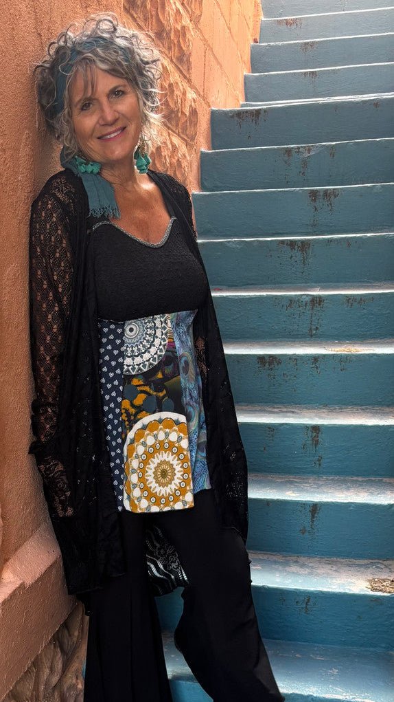 The Stevie Cardigan - Black Beauty by Hand Jive - Rebecca James Clothing