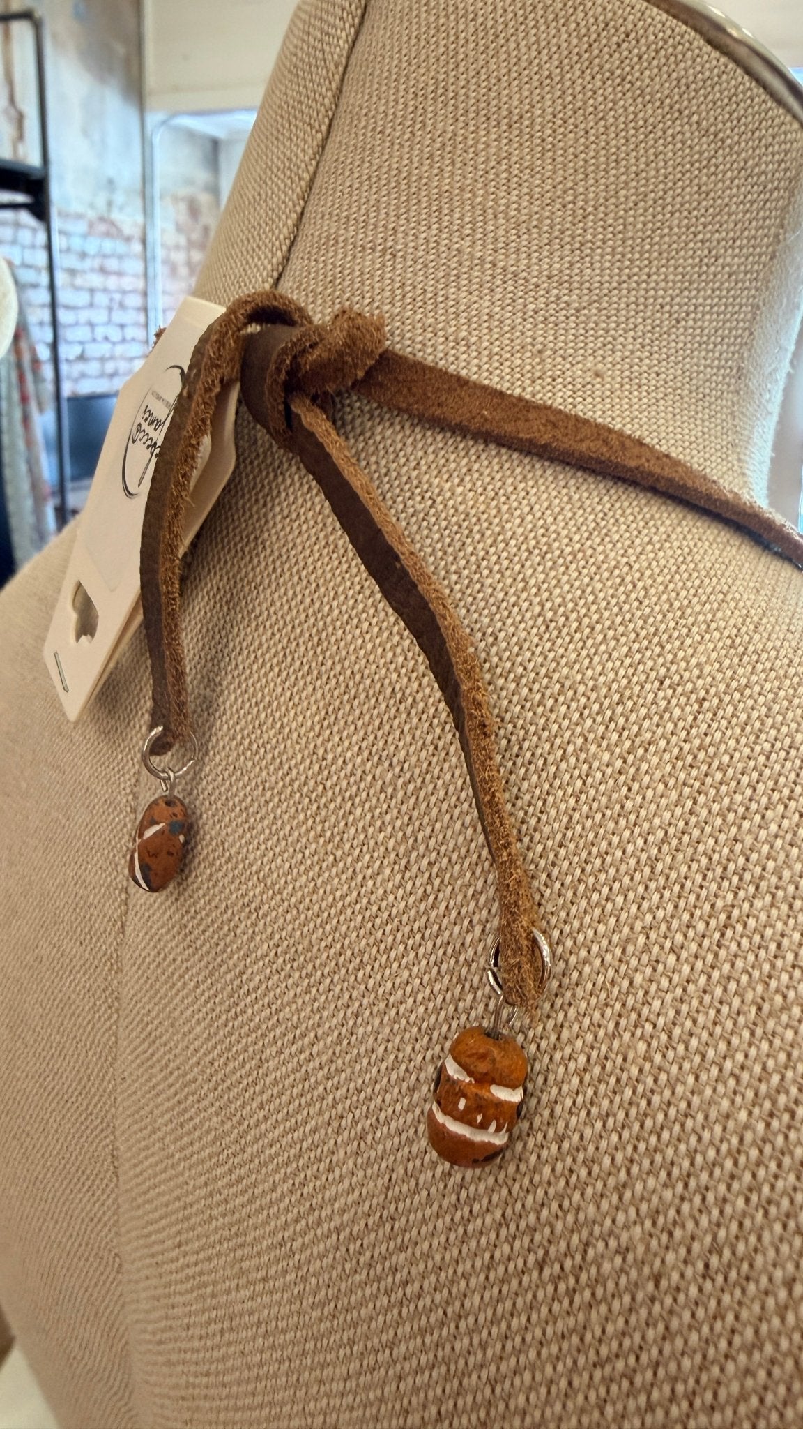 Woodland Wanderer Hand Beaded Necklace by RJC - Rebecca James Clothing