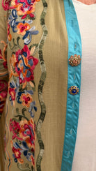 Aratta Beauty Mark Embroidered Peacock Duster – Olive Green - Rebecca James Clothing