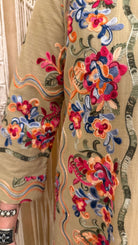 Aratta Beauty Mark Embroidered Peacock Duster – Olive Green - Rebecca James Clothing