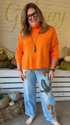 Artistic Bird in Flight Patchwork Pants - Rebecca James Clothing
