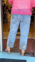 Barbie X Flower Fields Driftwood Denim - Rebecca James Clothing