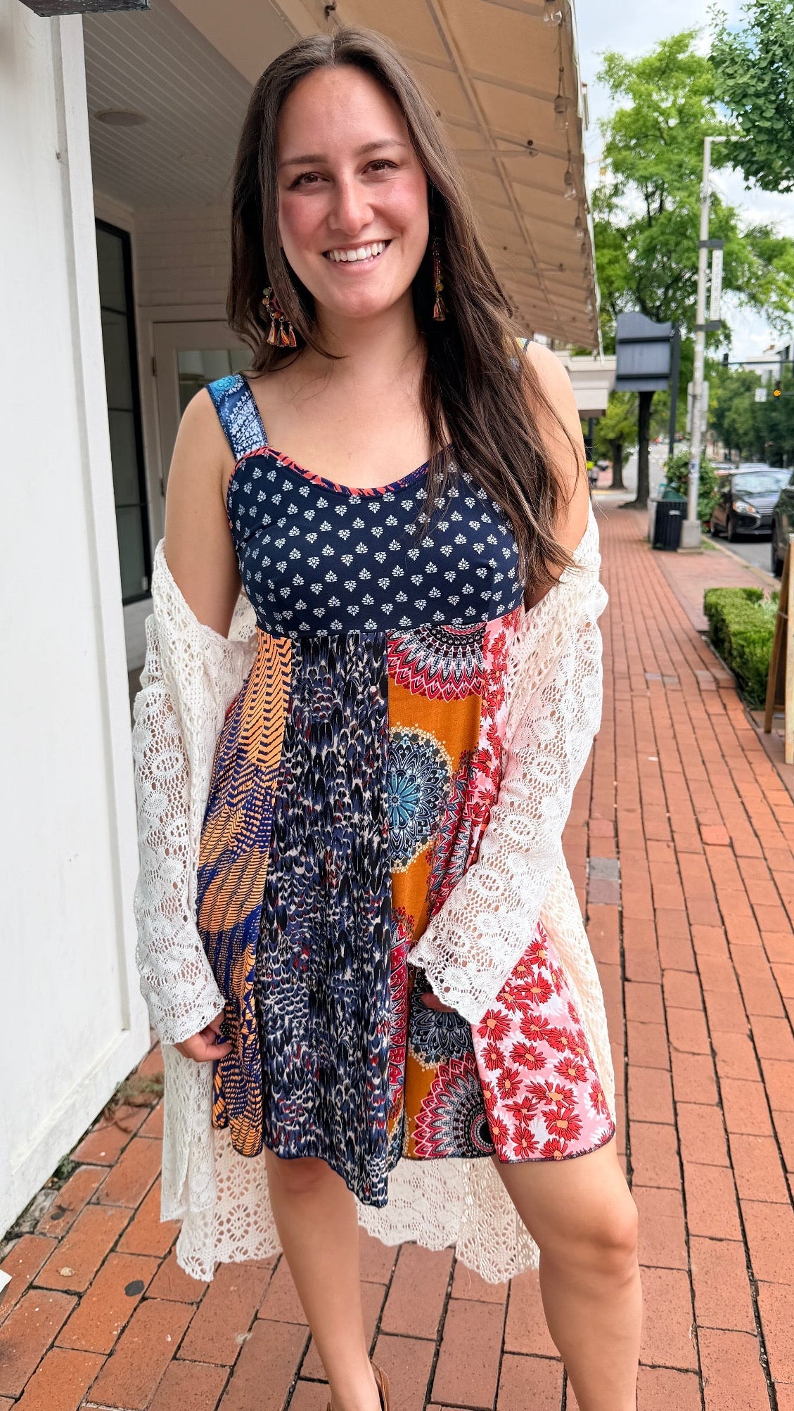 Beach Day Hippie Dress by Hand Jive - Rebecca James Clothing