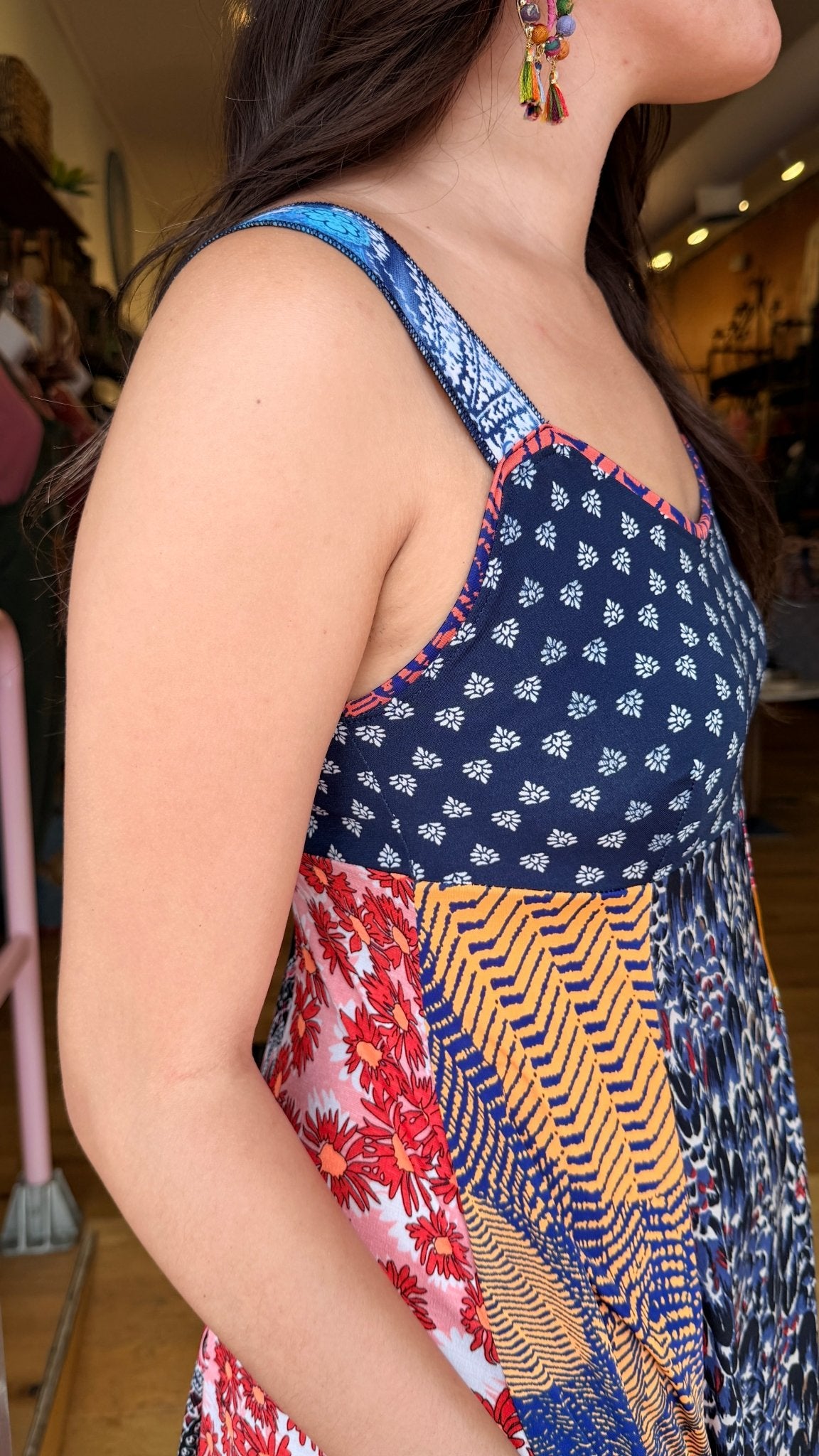 Beach Day Hippie Dress by Hand Jive - Rebecca James Clothing