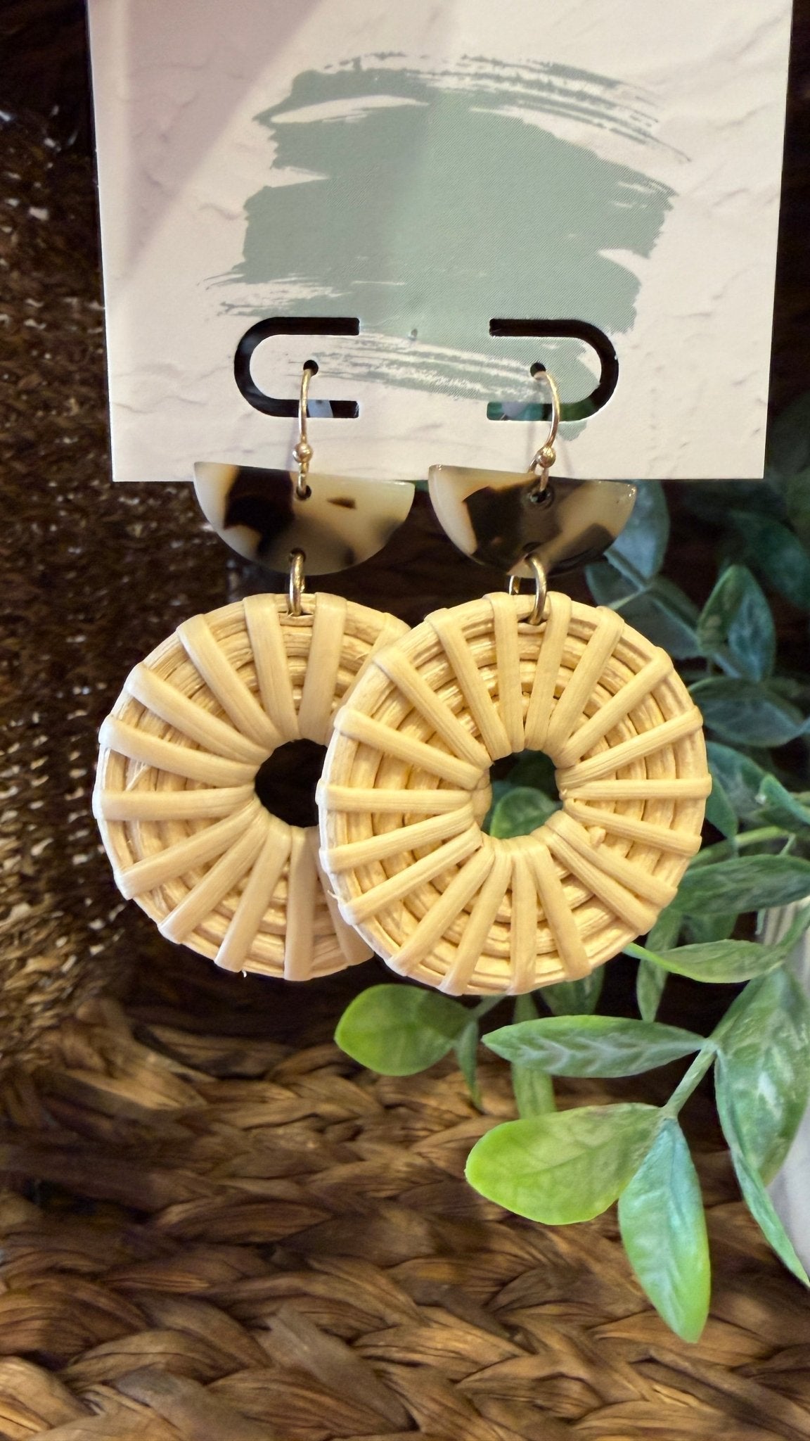 Beachside Disk Earrings - Rebecca James Clothing