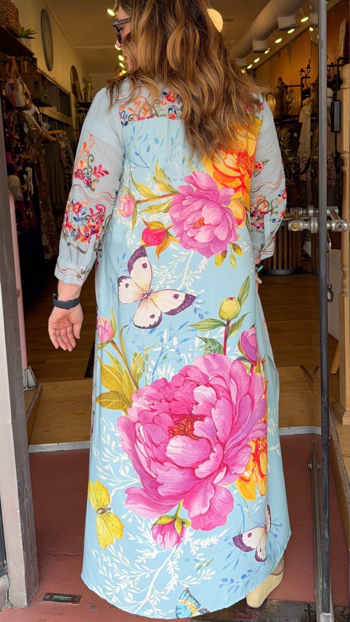 Beauty Mark Maxi Duster by Aratta - Rebecca James Clothing