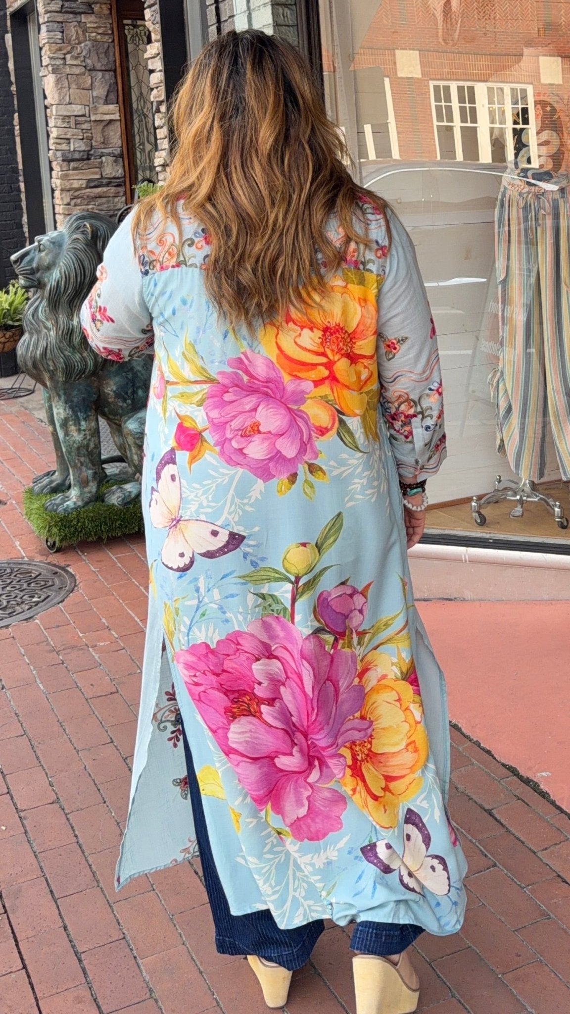 Beauty Mark Maxi Duster by Aratta - Rebecca James Clothing