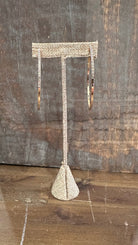 Blinged Out Gold Hoop - Rebecca James Clothing