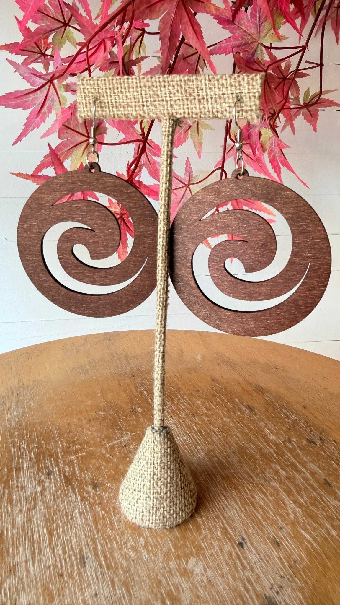 Bohemian Lightweight Wooden Earrings - Rebecca James Clothing