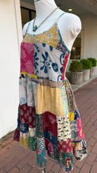 Boho Summer Patchwork Tiered Sundress - Rebecca James Clothing