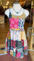 Boho Summer Patchwork Tiered Sundress - Rebecca James Clothing