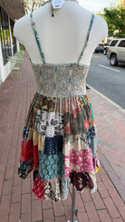 Boho Summer Patchwork Tiered Sundress - Rebecca James Clothing