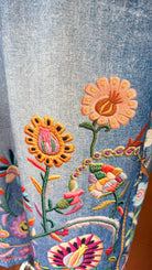 Boho Wildflower Printed Wide Leg Pants - Rebecca James Clothing