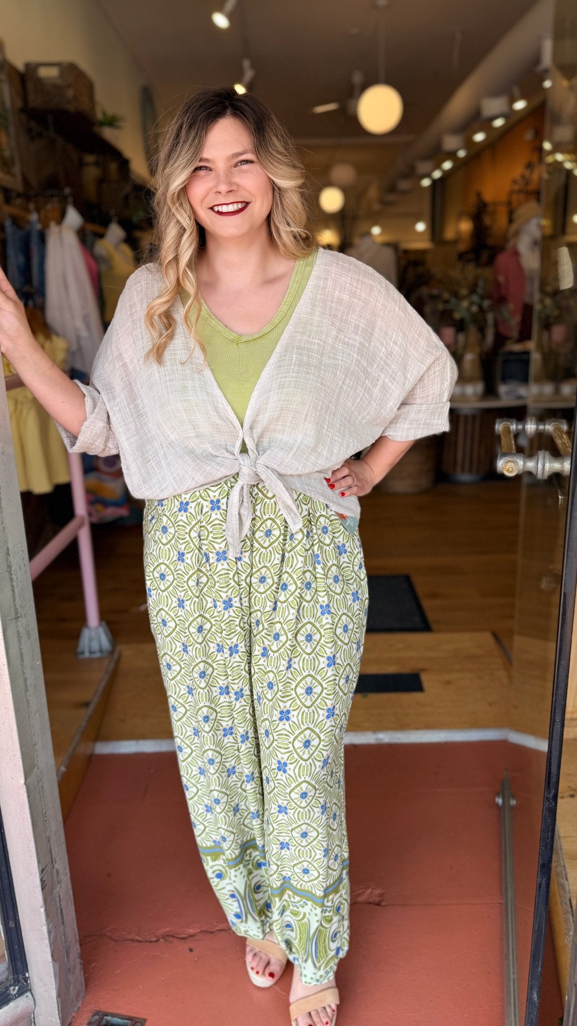 Breezy Oversized Linen Summer Jacket - Effortless Boho Layering Top - Rebecca James Clothing