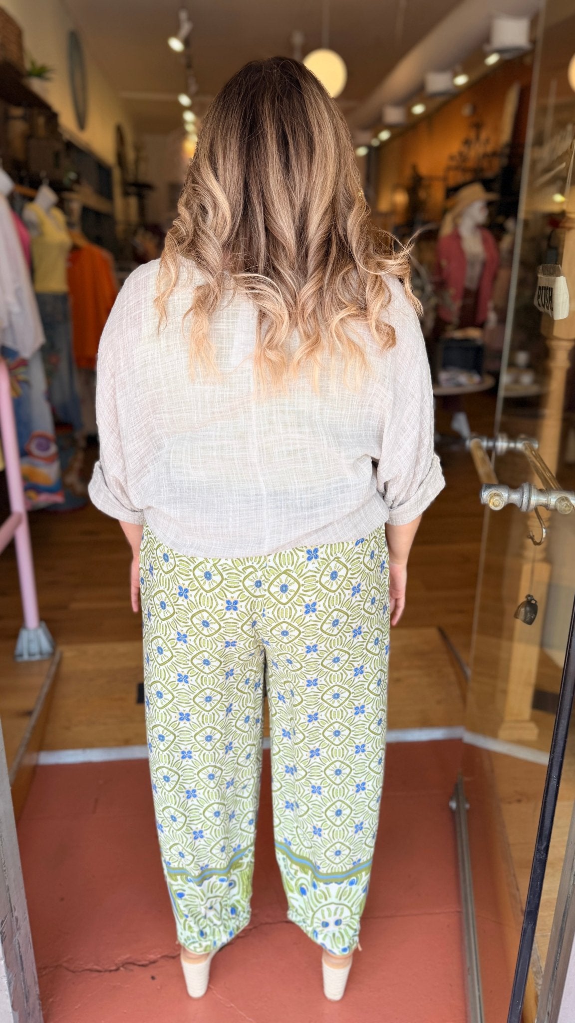 Breezy Oversized Linen Summer Jacket - Effortless Boho Layering Top - Rebecca James Clothing