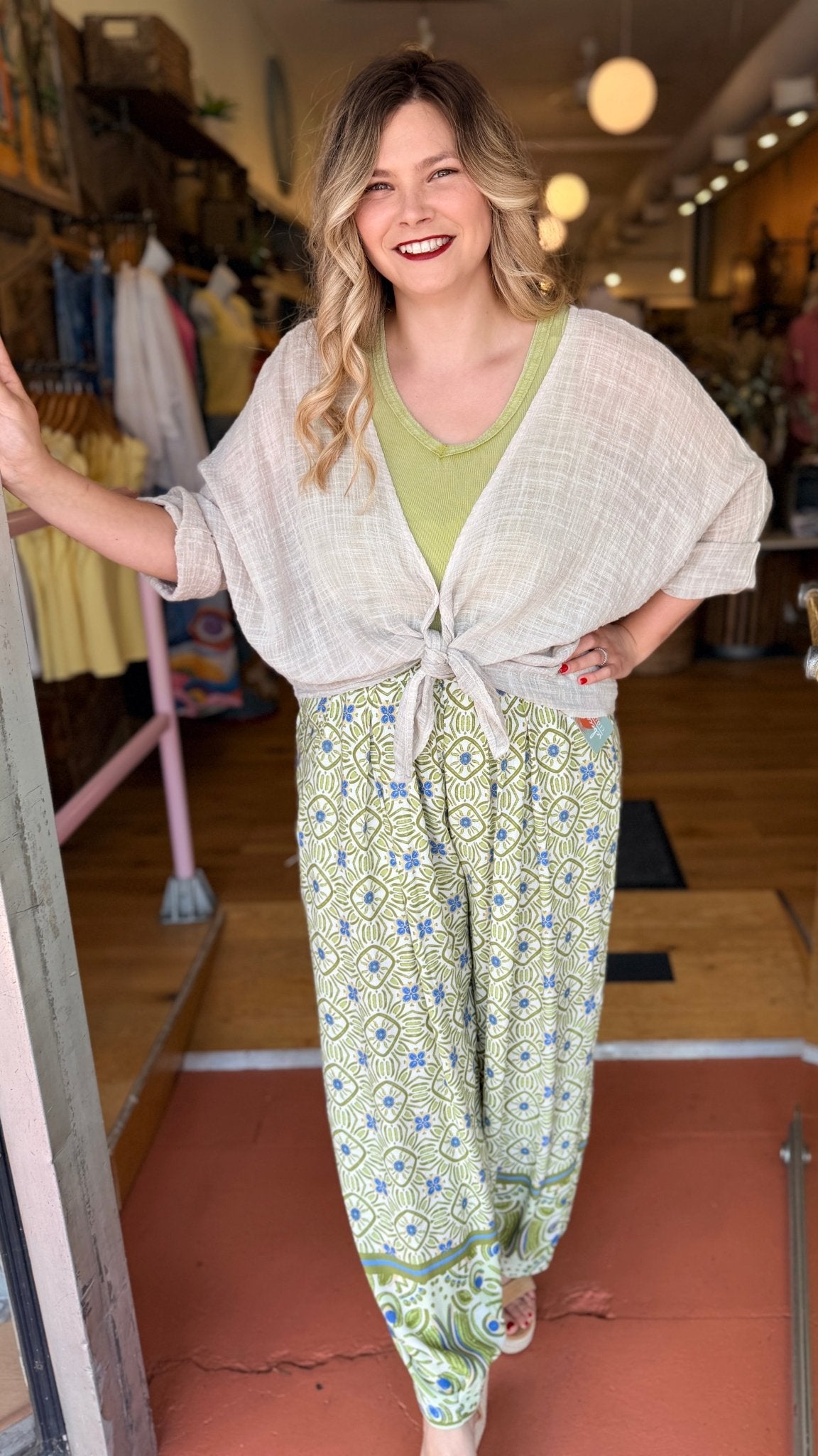 Breezy Oversized Linen Summer Jacket - Effortless Boho Layering Top - Rebecca James Clothing