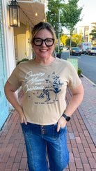 Country Music and Cocktails Graphic Tee - Rebecca James Clothing