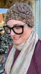 Crochet Flower Headband - Rebecca James Clothing