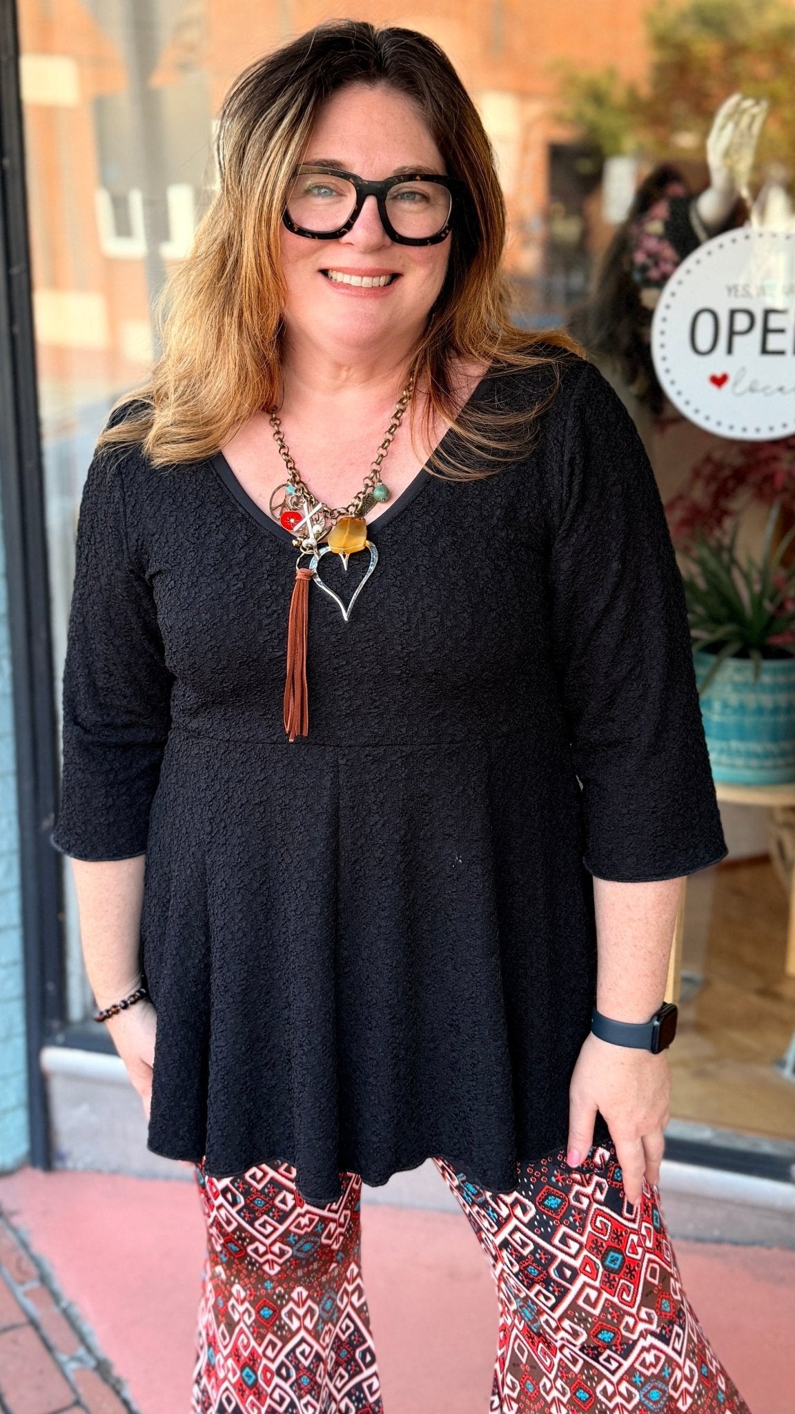 Dancing Queen Raven Top by Hand Jive Clothing - Rebecca James Clothing