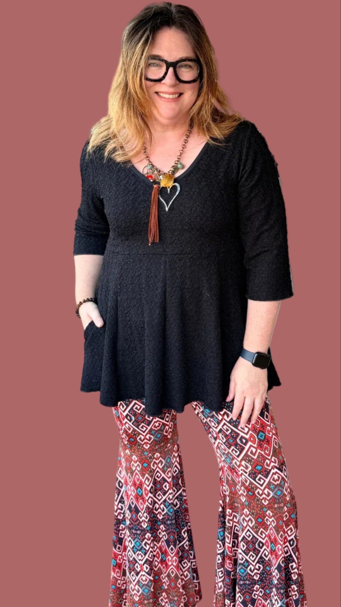 Dancing Queen Raven Top by Hand Jive Clothing - Rebecca James Clothing