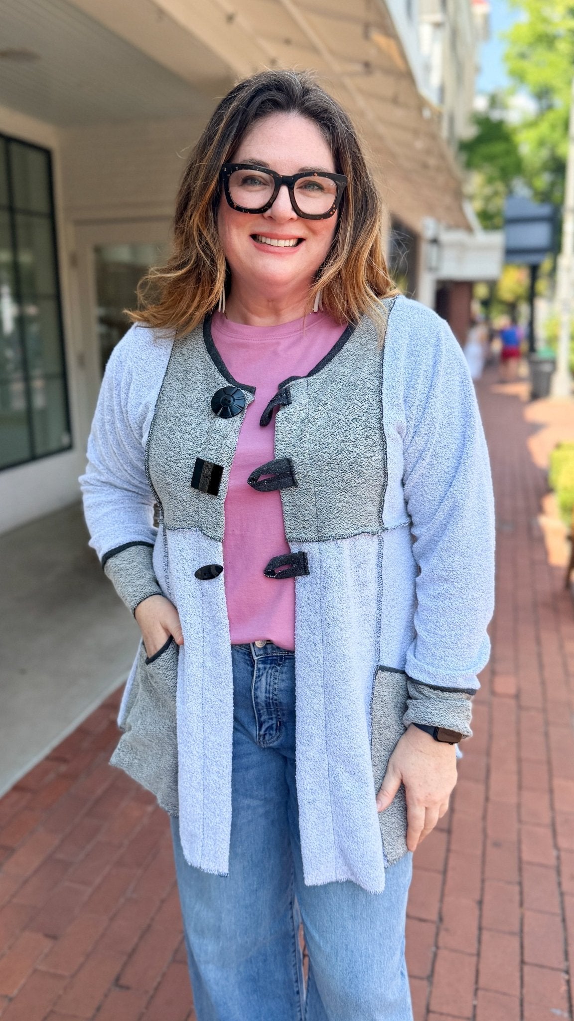 Dove Grey Cosette Jacket by Hand Jive Clothing - Rebecca James Clothing