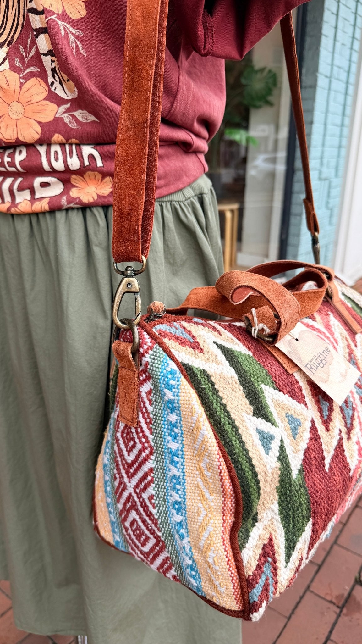 Dream of the Jungle Canvas Handbag - Rebecca James Clothing