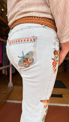 Fab Farrah - Desert Hallucination Driftwood Denim - Rebecca James Clothing