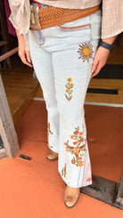 Fab Farrah - Desert Hallucination Driftwood Denim - Rebecca James Clothing