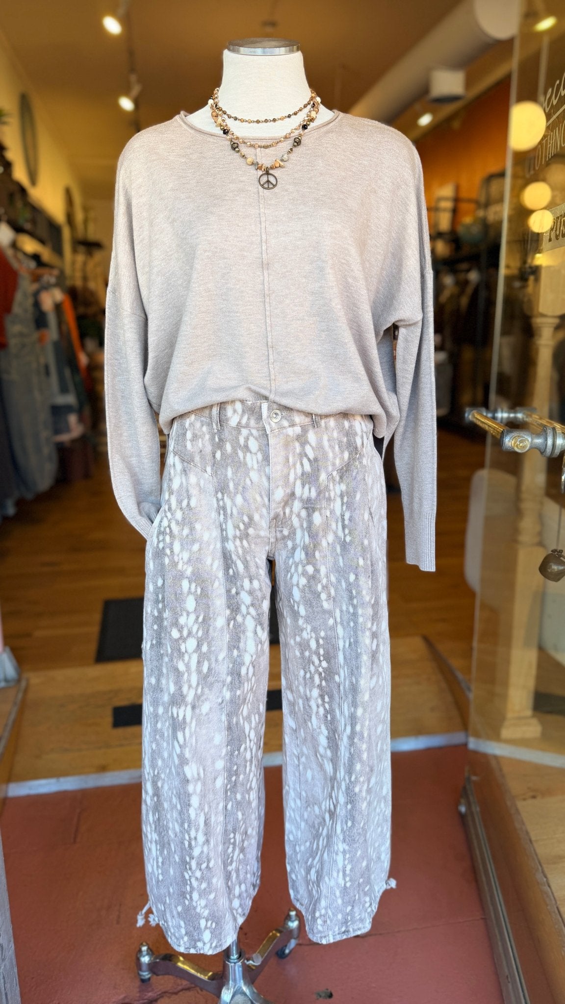 Fawn Over You Wide Leg Pants - Rebecca James Clothing